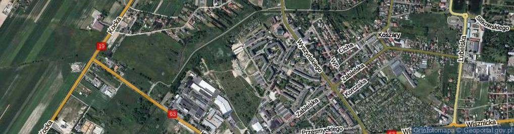 Zdjęcie satelitarne Króla Kazimierza Jagiellończyka ul.